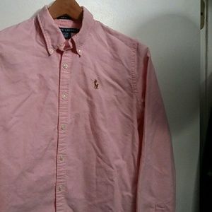 Ralph lauren slim fit womans long sl. dress shirt